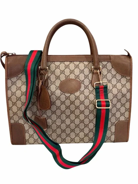 GUCCI SUPREME CANVAS LRG TOTE UNBRANDED STRAP - Picture 1 of 11